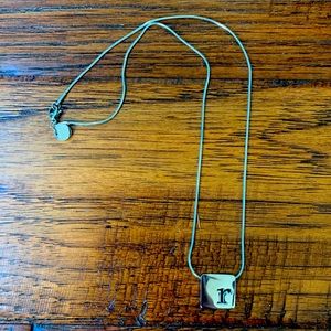 Letter "R" necklace